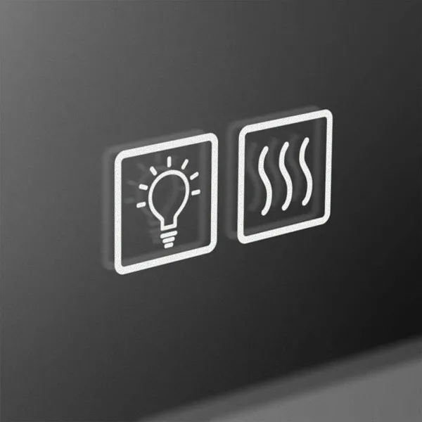 Зеркало BelBagno Ott 80x80 SPC-OTT-800-800-LED-TCH-WARM с подсветкой фото 6
