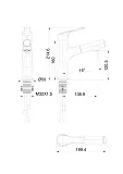 Смеситель для раковины Wonzon & Woghand WW-AE4151-BGG фото 1