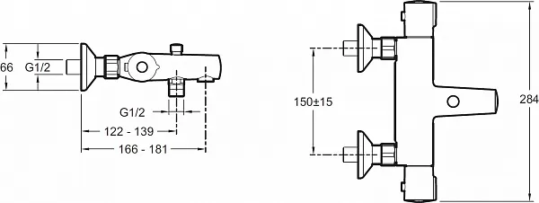 Термостат Jacob Delafon July E45714-CP для ванны с душем фото 4