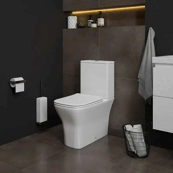 Унитаз-компакт Watersense Eva Pro W00138 напольный безободковый с микролифтом фото 4
