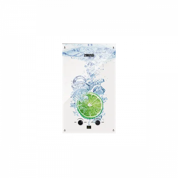 Газовая колонка Zanussi GWH 10 Fonte Glass Lime фото 1