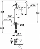 Cмеситель Grohe Essence New 32901DC1 для раковины фото 2