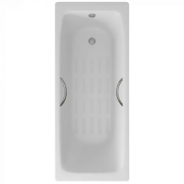 Ванна чугунная Delice Biove 170x75 DLR220509R-AS с ручками и антискользящим покрытием фото 1