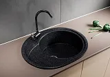 Кухонная мойка Mixline ML-GM17-308 Черная 525118 фото 4