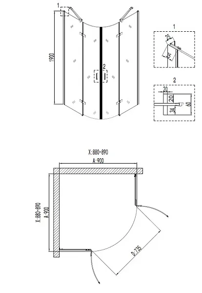Душевой уголок Niagara Nova 66150811 фото 8