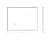 Зеркало BelBagno Kraft 100x80 SPC-KRAFT-1000-800-LED-TCH-WARM с подсветкой фото 8