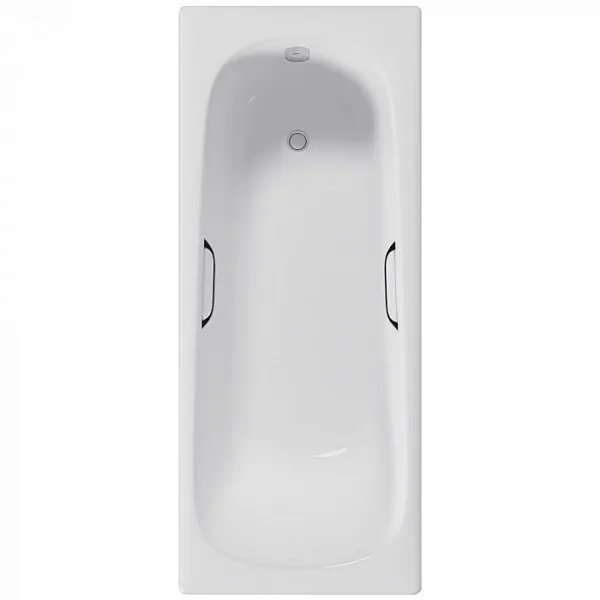 Ванна чугунная Delice Continental 150x70 DLR230612R с отверстиями под ручки фото 1