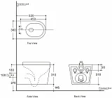 Унитаз Aquanet Atago 2.0 W 243549 подвесной безободковый с микролифтом фото 2