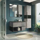 Зеркало Comforty Франкфурт 88x80 00-00006504CF правая с полочкой фото 2