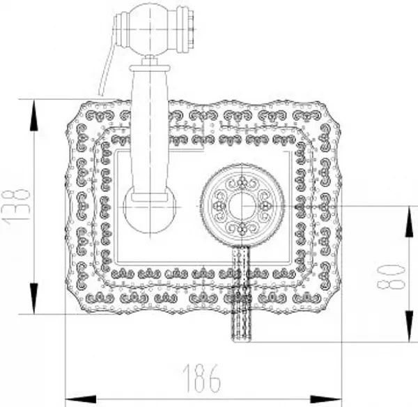 Гигиенический душ ZorG Antic A 116 BD-SL фото 2