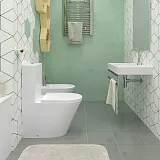 Унитаз-компакт Lavinia Boho Biore 3304001R напольный безободковый с микролифтом фото 5