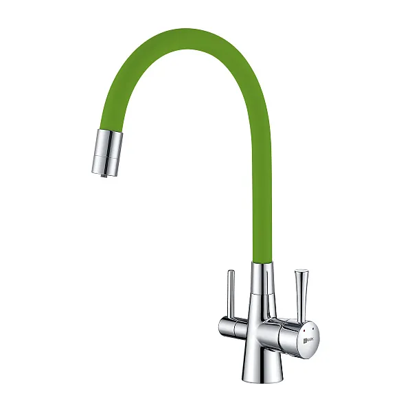 Смеситель Lemark Comfort LM3075C-Green для кухонной мойки фото 1