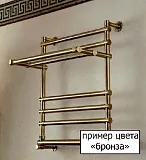 Полотенцесушитель водяной Margaroli Vento 400OB бронза фото 2