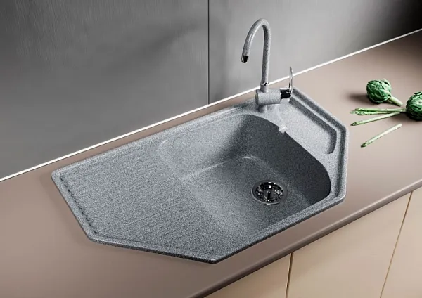 Кухонная мойка Mixline ML-GM24-309 Темно-серая 525195 фото 4