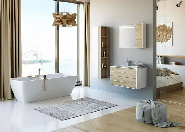 Зеркало Aqwella Miami 65x65 Mai.02.06 с подсветкой фото 3