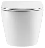 Унитаз Azario Teramo AZ-0053-UQ подвесной безободковый с сиденьем микролифт фото 2