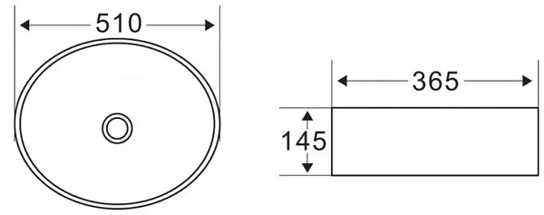 Раковина BelBagno 51 см BB1049 фото 3