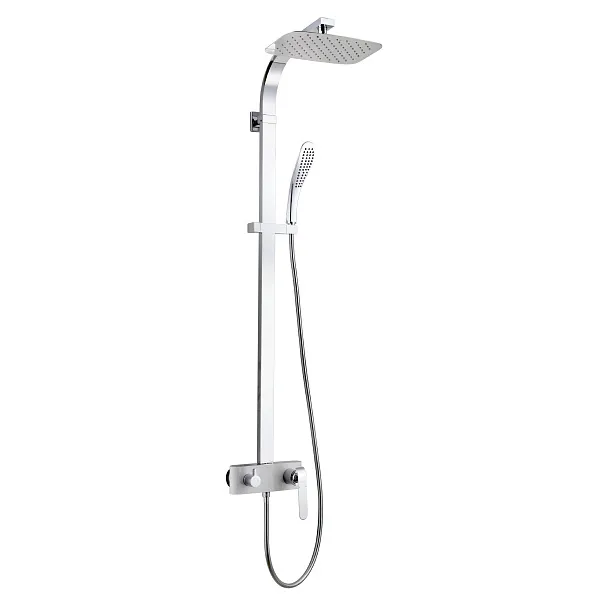 Душевая стойка Lemark Melange LM4960CW со смесителем фото 1