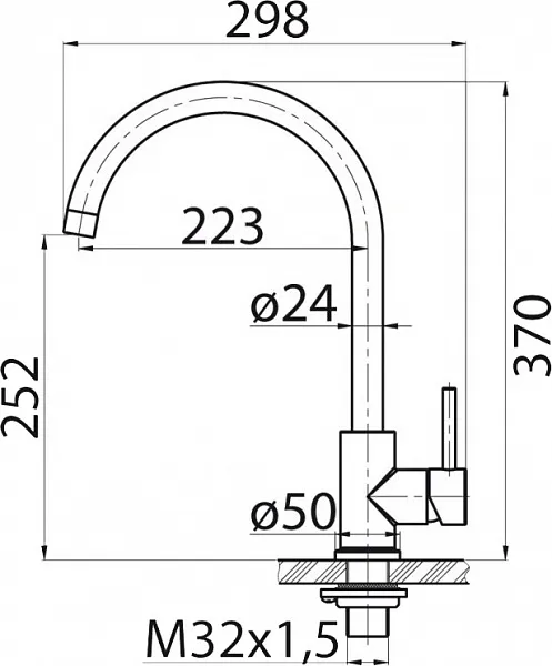 Смеситель BelBagno BB-LAM03-IN для кухонной мойки фото 2