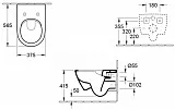 Унитаз Villeroy & Boch Subway 2.0 5614 R201 подвесной безободковый с микролифтом фото 8