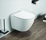 Унитаз Azario Grado AZ-0046 SP подвесной безободковый с сиденьем микролифт фото 12