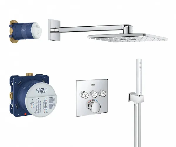 Душевой комплект Grohe Rainshower SmartActive 34706000 фото 1
