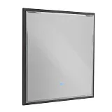 Зеркало Cezares Interni 80x90 CZR-SPC-INT-800-900-LED-TCH-WARM-TIT с подсветкой Tитан фото 1