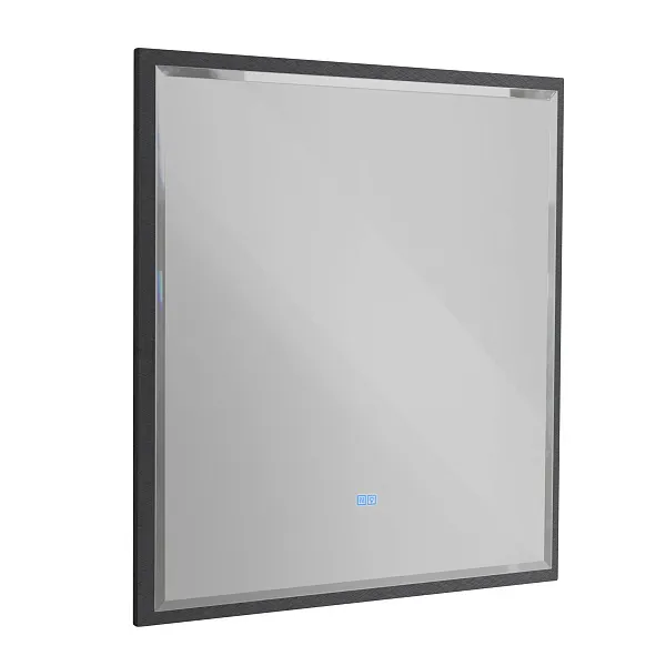 Зеркало Cezares Interni 80x90 CZR-SPC-INT-800-900-LED-TCH-WARM-TIT с подсветкой Tитан фото 1