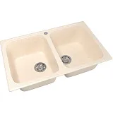 Кухонная мойка Mixline ML-GM23-328 Бежевая 525190 фото 1