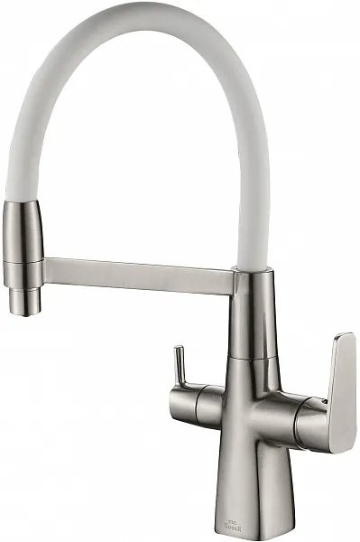 Смеситель Steel Hammer SH 818-8 SATIN для кухонной мойки фото 1