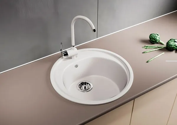 Кухонная мойка Mixline ML-GM11-331 Белая 525075 фото 4