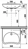 Раковина Jika Mio 1371.4 для людей с ограниченными возможностями фото 7
