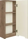 Шкаф-пенал Акватон Оливия 35x80 см тёмное дерево / бежевый 1A254703OLVGR правый фото 2