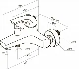 Смеситель Am.Pm Sense F7510032 для ванны с душем фото 7