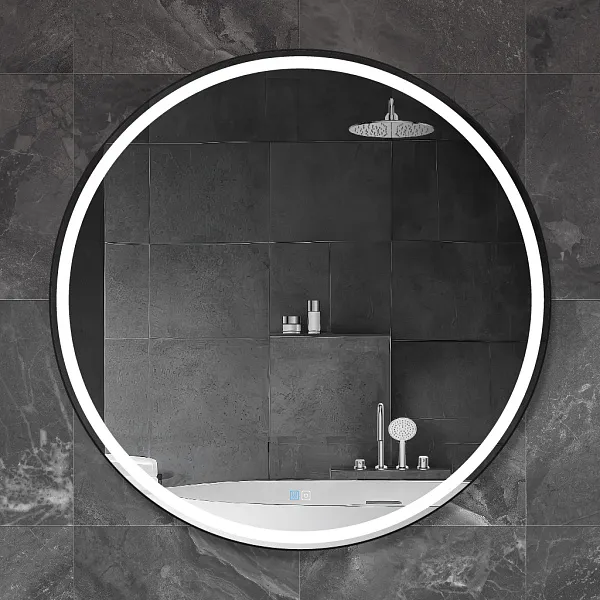 Зеркало Cezares Cadro 100x100 CZR-SPC-CADRO-1000-LED-TCH-WARM с подсветкой c подогревом фото 2