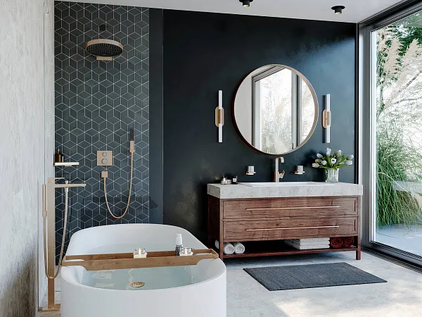Смеситель Hansgrohe Metropol 32532140 для ванны с душем фото 2