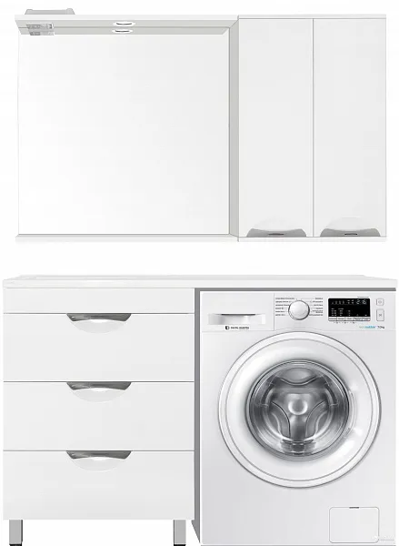 Тумба с раковиной Style Line Жасмин 120 напольная левая фото 5