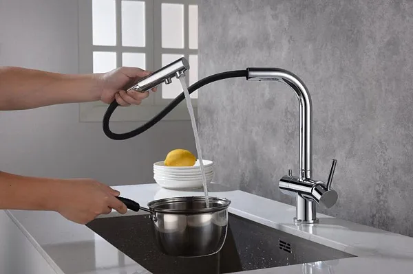 Смеситель для кухонной мойки TIMO Saona 2356/00FL фото 4