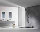 Душевая стойка Lemark Tropic LM7002BL со смесителем фото 3