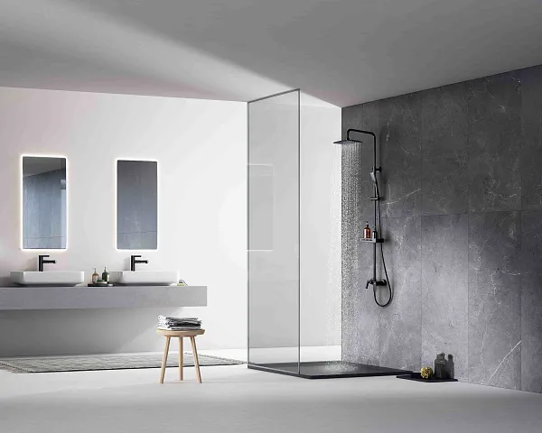 Душевая стойка Lemark Tropic LM7002BL со смесителем фото 3