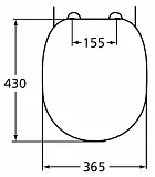 Крышка-сиденье Ideal Standard Connect E712701 с микролифтом фото 2