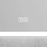 Зеркало BelBagno Marino 80x80 SPC-MAR-800-800-LED-TCH-WARM с подсветкой фото 4