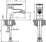 Смеситель Bravat Eler F3239218CP-1-RUS для биде фото 2
