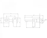 Смеситель для раковины ABBER Weiss Insel AF8082FW фото 4