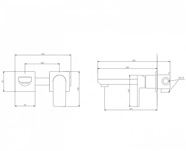 Смеситель для раковины ABBER Weiss Insel AF8082FW фото 4