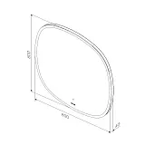 Зеркало AM.PM Func 80x80 M8FMOX0801WGS с подсветкой фото 10