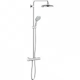 Душевой комплект Grohe Euphoria Power&Soul System 190 26186000 c термостатом фото 1
