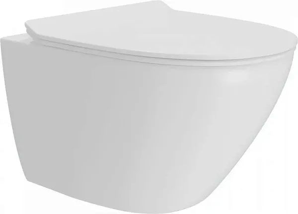 Унитаз подвесной Teymi Milana Pro Vortex W00159 подвесной безободковый с микролифтом фото 6