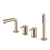 Смеситель на борт ванны ABBER Emotion AF8813G фото 1