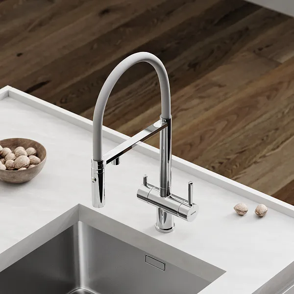 Смеситель для кухонной мойки Sancos Imola SC4010CHwh фото 4